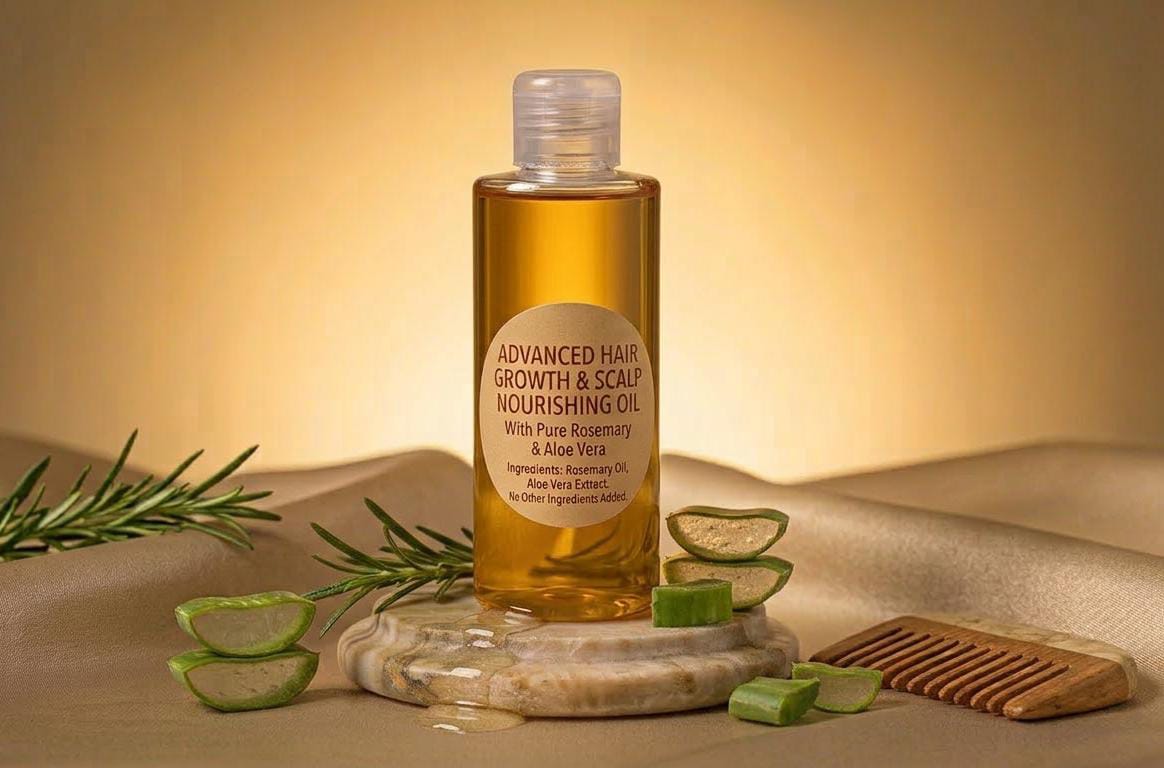 Advanced Hair Growth & Scalp Nourishing Oil by HS
